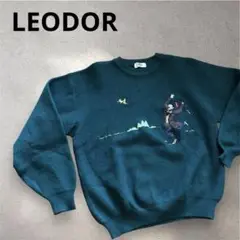 古着　デザインニット　グリーン　LEODOR 株式会社トップ