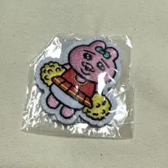 おぱんちゅうさぎ　ワッペンバッジ　チアガール