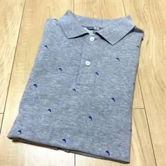 ユニクロ　イルカ柄のポロシャツ　Mサイズ