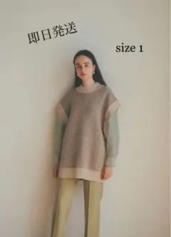 CLANE 完売 BACK SLIT KNIT VEST