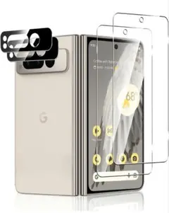 未使用⭐ Google pixel Fold ガラスフィルムカメラフィルム ２枚