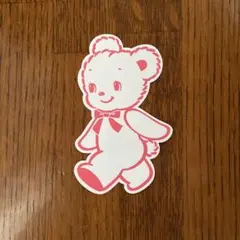 ファミリア非売品ステッカー　ピンク