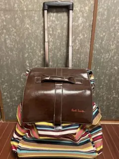 ポールスミス キャリーケース　ヘリンボーン 拡張式 ソフトコレクション 2輪 楽天市場】PaulSmith ポールスミス SOFT COLLECTION TROLLEY