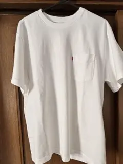 リーバイス ポケットTシャツ 白 M