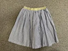 ストライプ柄スカート 140サイズ