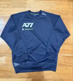 アシックス　A77 スポーツトップス ネイビー　トレーナー　Sサイズ　美品