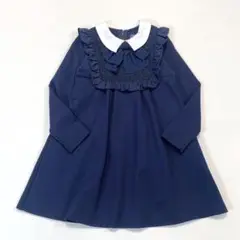 ★アナスイミニ★フリルリボンフレアワンピース 女の子120 フォーマル 入学式