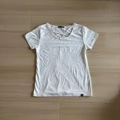 Avail 半袖 フロントクロス シャツ 白