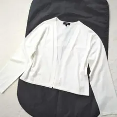 セオリー COMPACT CARDI カーディガン　ホワイト　L