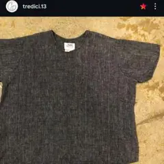 【極美品】tredici購入FLAXリネンスーパーワイドシルエットTシャツ