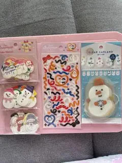 スノーマンシール9人分5セット