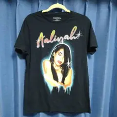 Aaliyah グラフィック Tシャツ ブラック