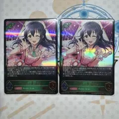 藤原肇 LG 2枚 シャドウバースエボルヴ アイドルマスター