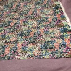 H soleil wonder forest 綿刺繍プリント生地