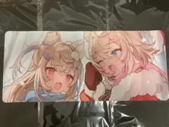 ホロライブ　フワモコ　プレイマット　デスクマット　ラバーマット