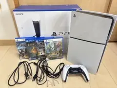 ⭐︎美品⭐︎PlayStation5 本体 ホワイト⭐︎ソフト4点付き⭐︎プレステ５
