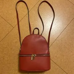 極美品　Genuine in Leather レット　ミニ　リュック