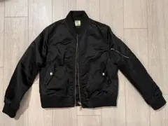 美品☆ドゥーズィエムクラス MA-1ブルゾン ジャケット 黒 ブラック 日本製