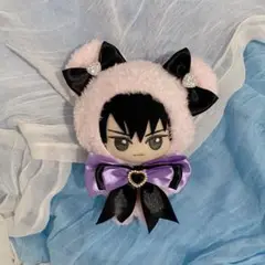 ちびぐるみ 10cm ～12cm ぬい服 クマ ピンク黒 紫