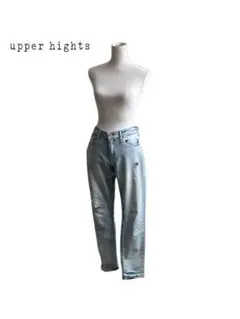 ★ upper hights アッパーハイツ　日本製　ダメージ　デニム　パンツ
