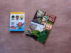 ワンピース　メモ帳　＆　ゾロのフォトカード　〈未使用品〉
