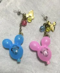 ディズニー　ピアス　バルーン