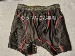 STATUS PROSTATS スライディングパンツ 黒/赤