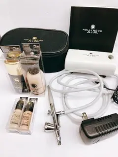 Hollywood AIR エアブラシセット 専用ケース　ファンデーション付き 2025年最新】ハリウッドエアー ファンデーションの人気アイテム