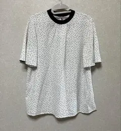 ☆新品☆ アルテマーヴェル　トップス　ブラウス　ドット柄　半袖　LL