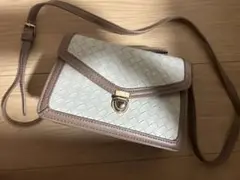 グレイル　編み込みデザイン ショルダーバッグ