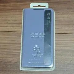 Galaxy S21 純正ケース Clear View Cover バイオレット