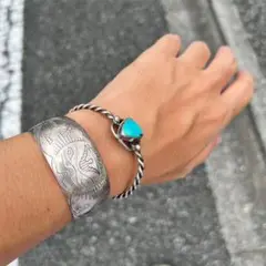 【2個セット】インディアンジュエリー ナバホバングル ブレスレット