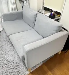 【未使用】KARLSTAD ソファカバー ホワイト 401.819.18 IKEAをつつむ ソファーカバーのcover-ing