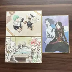 刀剣乱舞 特典　色紙風かあど3枚セット