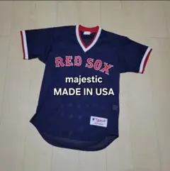 Majestic★RED SOX ゲームシャツ アメリカ製 レッドソックス