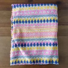 デリキャス　ジャガードニット生地 約90cm x 50cm 　2b2