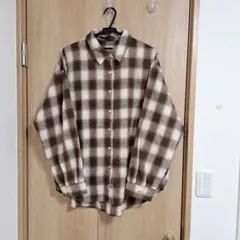 Heather チェック柄 長袖シャツ