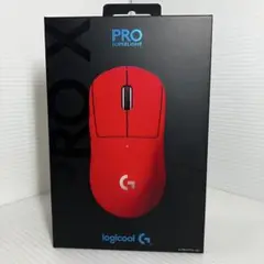 logicool PRO X SUPERLIGHT レッド