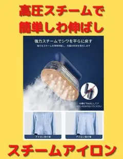 ⭐大特価⭐️1000W アイロン スチームアイロン 衣類スチーマー ハンガー