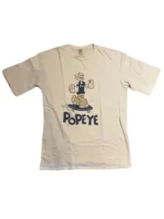 POPEYE スケートボード Tシャツ クリーム色