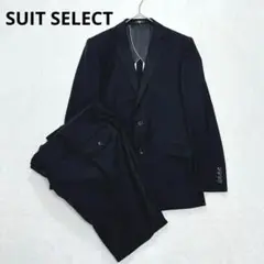 Qm16 SUIT SELECT セットアップスーツ　黒 背抜き メンズ
