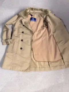 極美品 BURBERRY バーバリーブルーレーベル コート ファー付きライナー有
