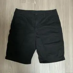 美品　UNIQLO ユニクロ　チノショーツ　ブラック　Mサイズ