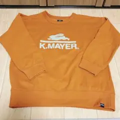 K.MAYER オレンジ スウェット Mサイズ