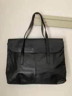 ALIZÉ 黒 レザー バッグ　イタリア製