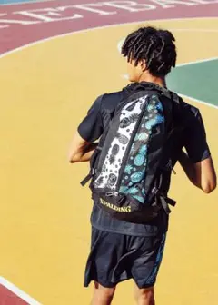 SPALDING バスケットボール用リュック パイナップル柄