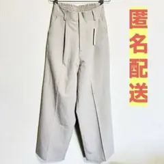 【未使用タグ付】ティップトップ ウエストゴム センタープレスベージュ S