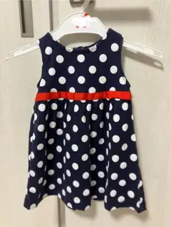 カーターズ　ドットワンピース　インナーパンツ付き70〜80 12months