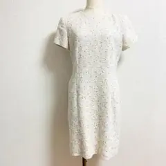 ☆クリーニング済み美品 スパンコール☆フォクシー ワンピース ドレス ツイード