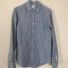 ギャップ　メンズ　リネン混シャツ（麻55%）xxs 中学生　高校生　私服